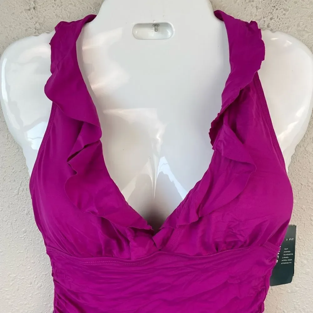 NWT Lauren Ralph Lauren Matching Tankini and Bottoms Size 16